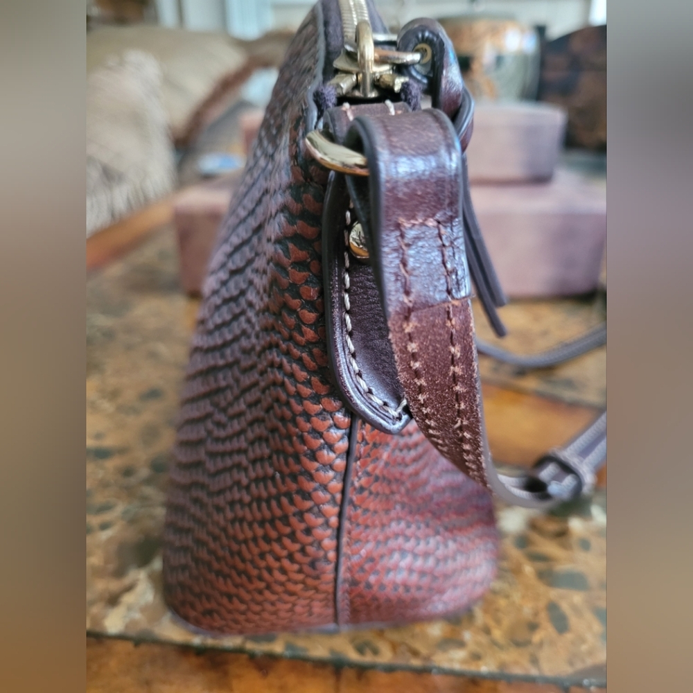 Dooney & Bourke Brown Crossbody Bag - Picture 4 of 10